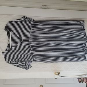 Nautical babydoll dress